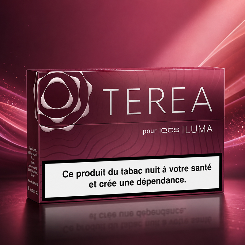 TEREA Russet pour IQOS ILUMA goût tabac corsé disponible chez O'Théo Marseille La Ciotat