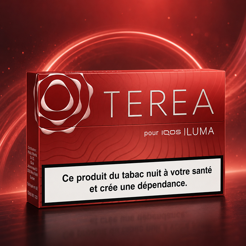TEREA Sienna pour IQOS ILUMA goût tabac équilibré en vente chez O'Théo Marseille La Ciotat